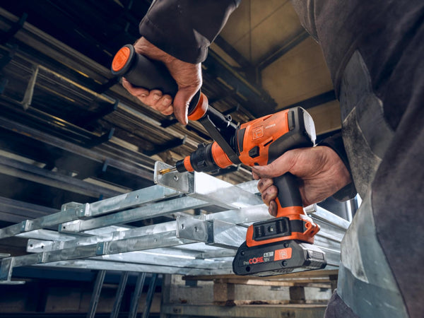 Fein, Fein ASCM 18-4 QM P AS, 71161661000, Cordless Hammer Drill, 18V Hammer Drill, Cordless Drill Driver, Brushless Hammer Drill, 130Nm Cordless Drill, 4 Speed Drill Driver, QuickIN Drill, Hammer Drill Driver, Masonry Drill, Metal Drill Driver, Professional Cordless Drill, Metalworking Drill, Steel Drilling Machine, Wood Drilling Machine, Core Drilling Machine, Hole Saw Drill, Tapping Drill, M14 Tapping Machine, Countersinking Drill, Screwdriving Tool, 13mm Metal Drill, 30mm Core Drill, 80mm Hole Saw Drill