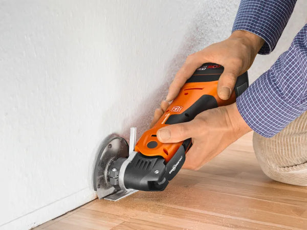 Fein AMM 700 Max AS, Fein MultiTool, Fein AMM 700 Max, Cordless MultiTool, Oscillating MultiTool, 18V MultiTool, StarlockMax MultiTool, QuickIN MultiTool, AMPShare MultiTool, Brushless MultiTool, Fein cordless tool, Multi-purpose tool, Renovation tool, Cutting tool, Sanding tool, Scraper tool, Fein 71293662000