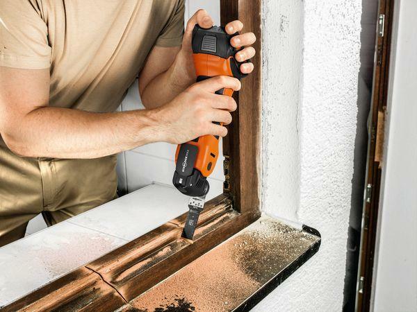Fein AMM 700 Max AS, Fein MultiTool, Fein AMM 700 Max, Cordless MultiTool, Oscillating MultiTool, 18V MultiTool, StarlockMax MultiTool, QuickIN MultiTool, AMPShare MultiTool, Brushless MultiTool, Fein cordless tool, Multi-purpose tool, Renovation tool, Cutting tool, Sanding tool, Scraper tool, Fein 71293662000