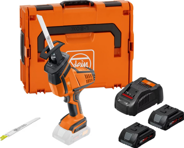Fein Sabre Saw, Fein ASAS 18-21 K AS, 71330162000, 18V Cordless Sabre Saw, Cordless Reciprocating Saw, 18V ProCORE Saw, AMPShare Saw, 2x 4Ah Battery Saw, 3050 SPM Saw, 21mm Stroke Saw, SDS Sabre Saw, 200mm Wood Cutting Saw, Metal Pipe Cutting Saw, Professional Cordless Saw, L-BOXX 136 Saw