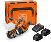 Fein 18V Cordless Bandsaw ABAS 18-63 AS Set 2x8Ah 71350162000 | 63.5mm Cutting Depth 162 RPM Tool-Free Blade Change with Batteries Charger