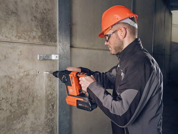 Fein ABH 18-26 AS, 71400361000, 18V Rotary Hammer, Cordless Rotary Hammer Drill, SDS-Plus Hammer Drill, 2.6J Rotary Hammer, 26mm Concrete Drill, 4350 BPM Hammer Drill, AMPShare Rotary Hammer, Brushless Hammer Drill, Concrete Hammer Drill, Masonry Drill, Cordless SDS Drill, Professional Rotary Hammer, Construction Hammer Drill, Chiselling Hammer, Bosch Professional 18V Compatible, Vario-Lock Hammer Drill, FEIN Power Tool