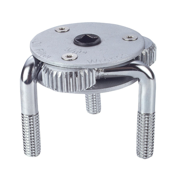 Force 61904 3 Legged Oil Filter Wrench 65mm-110mm | Adjustable Automotive Filter Removal Tool