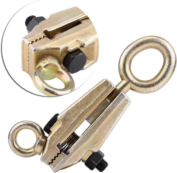 Force 62502 Auto Body Pulling Clamp 5 Ton Top & Straight 2 Way Repair Pull Clamp