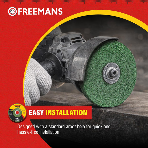 Freemans, Freemans FGD100-120, Flexible Grinding Disc, 4 Inch Grinding Disc, 100mm Grinding Disc, A120 Grinding Disc, 2.8mm Grinding Wheel, 16mm Bore Grinding Disc, Aluminium Oxide Grinding Disc, White Grinding Wheel, T27 Grinding Disc, Metal Grinding Disc, Stainless Steel Grinding Disc, Stone Grinding Disc, Deburring Disc, Chamfering Disc, Power Flexible Grinding Wheel, Angle Grinder Disc, Fabrication Grinding Disc, Industrial Grinding Wheel, Workshop Grinding Disc, Power Tool Accessories, Abrasive Grindin