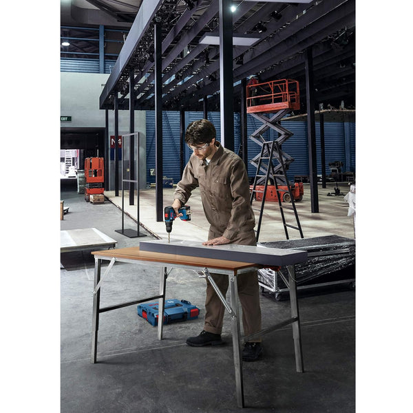 Bosch GSR 18V-50 13MM 18V Cordless Drill / Driver with 2 x battery GBA 18V 2.0Ah, Quick charger GAL 18V-40 Professional