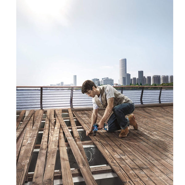 Bosch GSR 18V-50 13MM 18V Cordless Drill / Driver with 2 x battery GBA 18V 2.0Ah, Quick charger GAL 18V-40 Professional