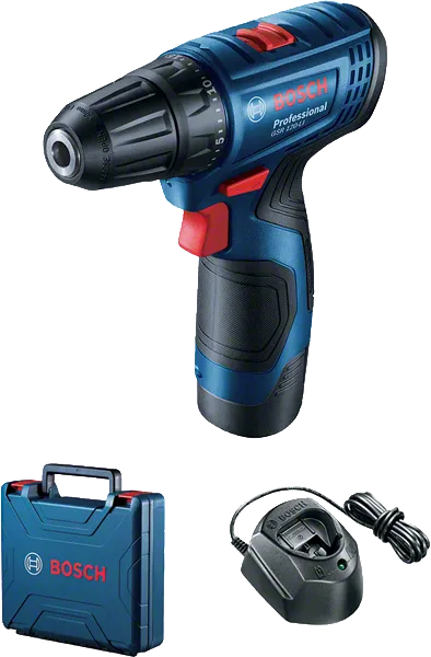 Bosch GSR 120-Li 10MM Professional 12V Cordless Drill Driver with 1 x Battery GBA12V, Charger | 15000RPM