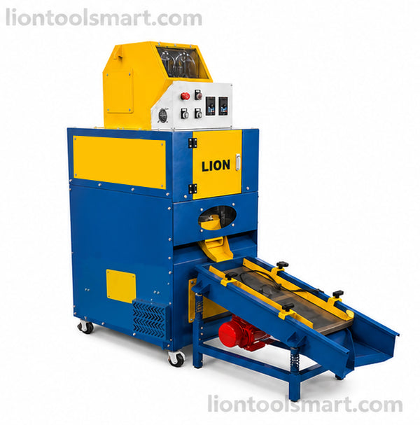 Lion Granulator with Vibration Table III | 0.1mm to 30mm | Three Phase Motor Operated Crusher
