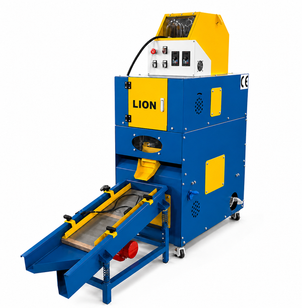 Lion Granulator with Vibration Table III | 0.1mm to 30mm | Three Phase Motor Operated Crusher