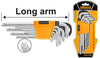 Ingco HHK13091 9Pcs Torx Key/Allen Key Set