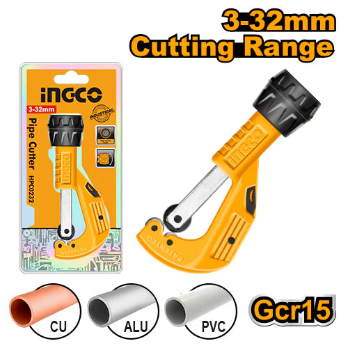 Ingco HPC0232 3-32mm Pipe Cutter / Tubing Cutter