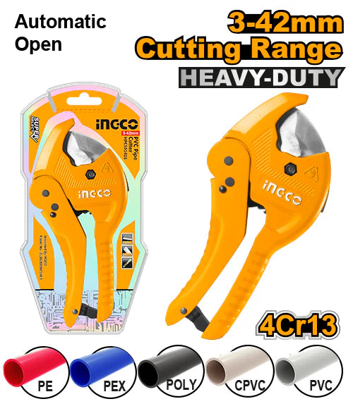 Ingco HPC0442 3-42mm PVC Pipe Cutter Heavy