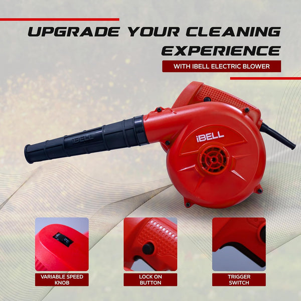 iBELL Air Blower 600W EB60-69 | Electric Dust Blower with Variable Speed Control