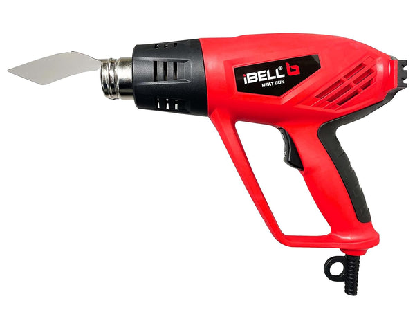 iBELL Heat Gun 2000W HG20-82 | Dual Temperature & Dual Airflow Hot Air Gun with 4 Nozzles