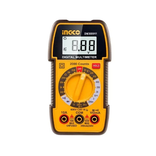 INGCO 3-Piece Electrical Test Kit DM3069 | Digital Multimeter, Clamp Meter & Voltage Tester