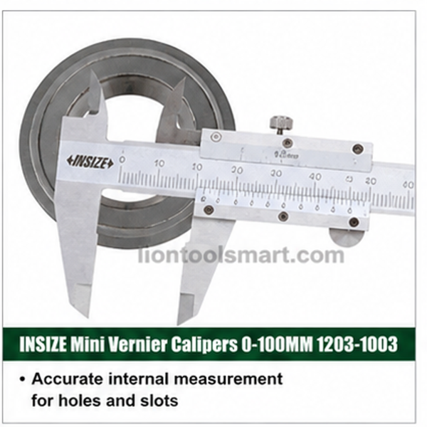 Insize Mini Vernier Calipers 0-100mm 1203-1003 | Precision Electronic Measuring Tool
