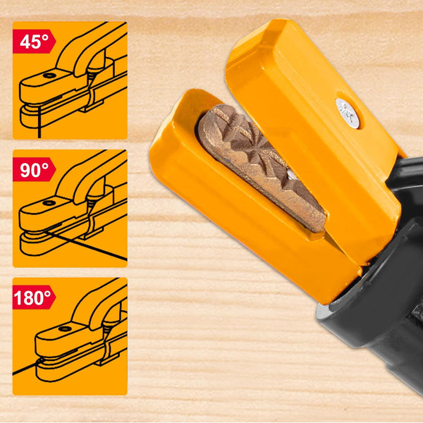 Ingco 300A Welding Electrode Holder WAH3008 | Heavy Duty Brass Electrode Clamp for MMA Welding