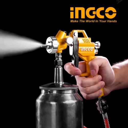 Ingco Professional Air Spray Paint Gun 1000ml 1.5mm ASG3101 | Pneumatic Paint Spray Gun