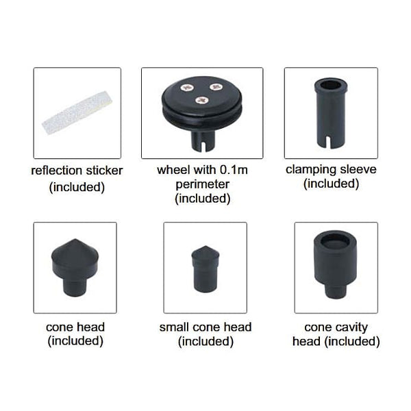 Insize Contact/Non-Contact Tachometer 9225-405 | Digital RPM Meter