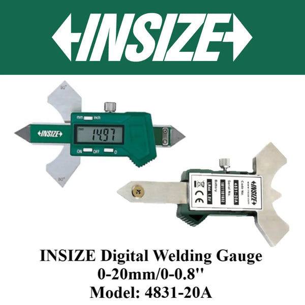 Insize Digital Welding Gauge 4831-20A | Precision Electronic Weld Measuring Tool