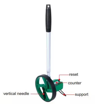 Insize Measuring Wheel (Basic Type) 0.1-9999.9m 7144-1 | Precision Distance Measuring Tool