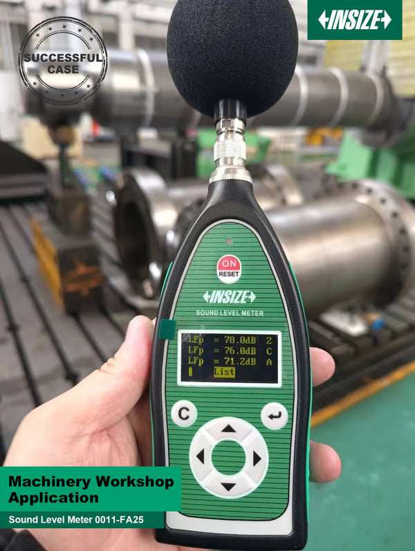 Insize Sound Level Meter (Advanced Type) 0011-FA25 | Digital Noise Measuring Instrument