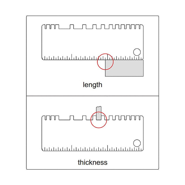 Insize Thickness Gauge 0-2 3/4