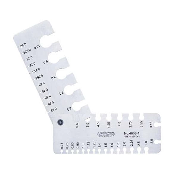 Insize Wire Gauge 0.2–10mm 4803-1 | Precision Thickness Measuring Tool