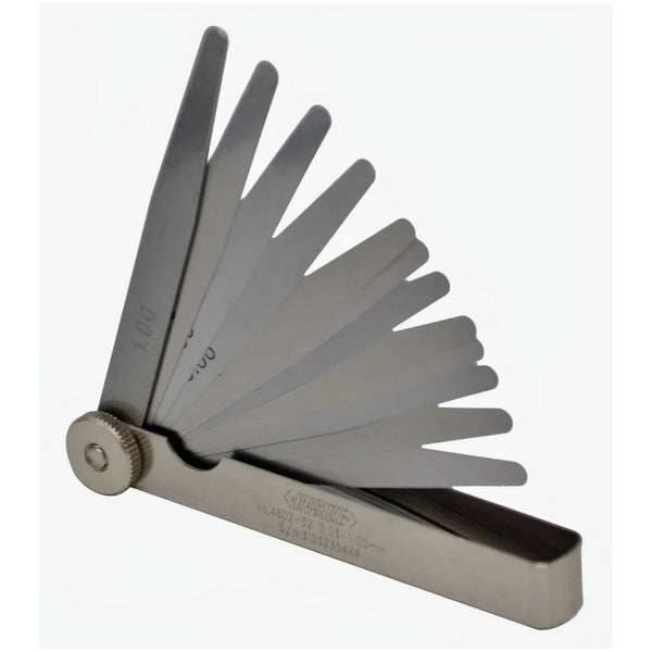 Insize Feeler Gauge 0.03-1.00mm 4602-32 | Precision Thickness Measuring Tool