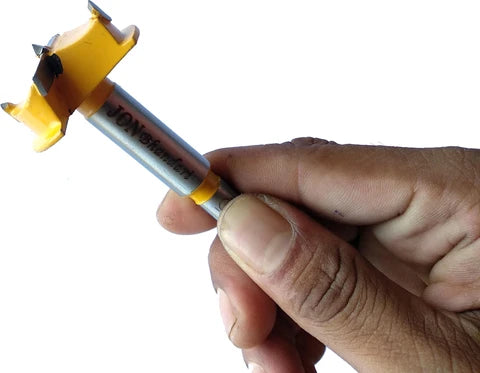 Jon Bhandari Hinges Bit Forstner Bit Long 35mm H-034 | Wood Drilling Tool