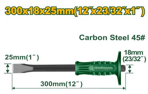 Jadever Cold Chisel 25x300MM JDCC1302 | Heavy Duty Steel Chisel