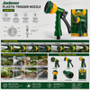 Jadever Plastic Trigger Nozzle JDSN1E07 | 7 Spray Patterns Garden Water Spray Gun | Soft Grip Hose Nozzle