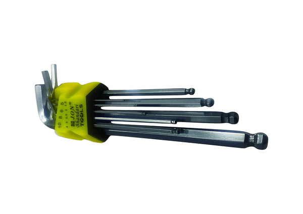 Jon Bhandari 9Pc Ball Point Hex Allen Key Set H-026 | Professional Hex Key Tool Kit