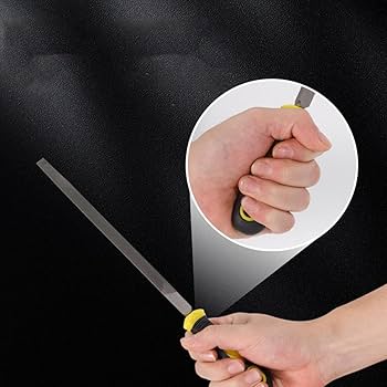 Jon Bhandari File Flat with Handle | Heavy Duty Metal Filing Tool