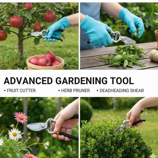 Jon Bhandari 8Inch Heavy-Duty Flower & Pruning Cutter F-053 | Garden Tool