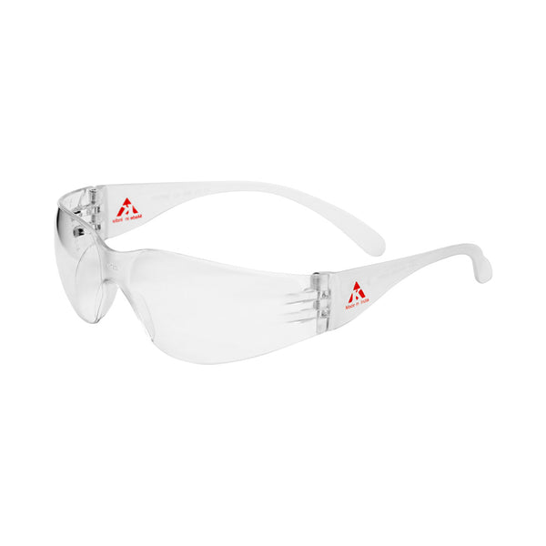 KARAM Safety Goggles ES 001 (Clear/Black) - Lightweight Eye Protection