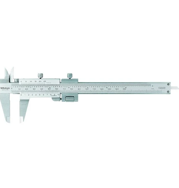 MITUTOYO 530-118 Vernier Caliper (0–200mm / 8 Inch) | High Accuracy Mechanical Caliper for OD, ID, Depth & Step Measurement