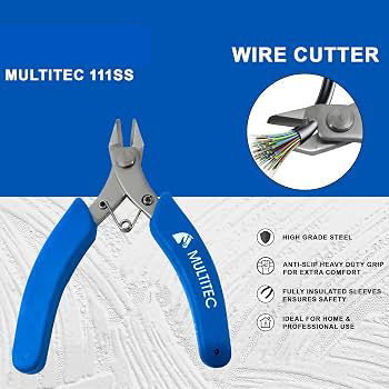 Multitec, Multitec 111 SS, Palm Nipper, Stainless Steel Palm Nipper, Wire Nipper, Precision Wire Cutter, Jewellery Tool, Electronics Cutter, PCB Cutting Tool, Copper Wire Cutter, Aluminium Wire Cutter, Electrical Hand Tool, Telecommunication Tools, Precision Cutting Tool, Workshop Hand Tools, Industrial Hand Tools, Lion Tools Mart
