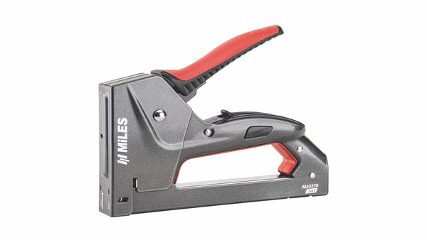 Miles M23270 Gun Tacker Staple Gun 3 in 1 Combo with 23/8H Staple – Heavy Duty Multi-Surface Stapler for Wood, Upholstery & DIY Use