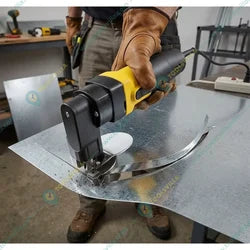 Polymak PM2.5ES, Polymak electric scissor, 2.5mm electric scissor, 500W electric scissor, Sheet metal cutter, Electric sheet cutter, Metal cutting machine, HVAC duct cutter, Sheet metal cutting tool, Automotive panel cutter, Metal fabrication tool, 1800 RPM scissor, 1200 SPM cutter, Industrial electric scissor, Polymak power tool