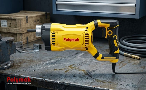 Polymak Concrete Vibrator 1100W 220V PMCV3M With 3 Meter Needle | RCC, Construction & Concrete Compaction Applications