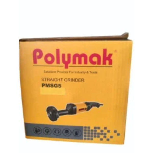 Polymak PMSG5 950W 125mm Straight Grinder with 5,000 RPM, heavy-duty performance, and ergonomic design. Ideal for metal grinding, weld finishing, deburring, fabrication, and industrial surface preparation.