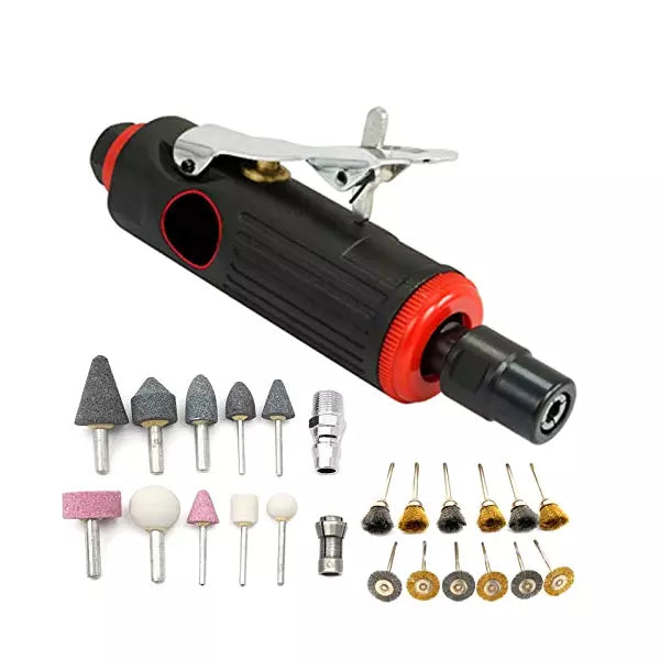 ALLIWOLF DG35 Industrial Air Die Grinder with 35,000 RPM speed, 6mm capacity, 1/4
