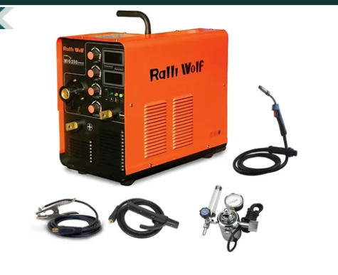 Ralli Wolf RM20 MIG 200S 200A IGBT inverter welding machine with built-in wire feeder and MMA welding facility, 220V single phase