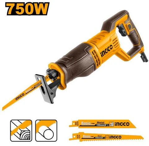 Ingco RS7508 750W Reciprocating Saw | Heavy Duty Saw Machine