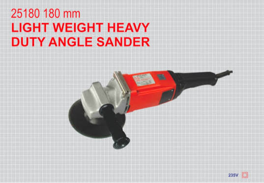 Ralli Wolf 25180 180mm Heavy Duty Angle Sander with 1000W power and 5200 RPM speed. Ideal for sheet metal, coach-building and finishing work