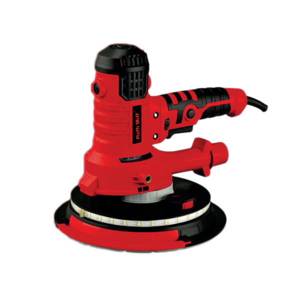 Ralli Wolf RWS180 180mm Professional Drywall Sander – 850W Motor, Variable Speed 900–2100 RPM, Double Insulated Design for Wall and Ceiling Sanding