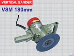 Ralli Wolf VSM 180mm heavy duty vertical sander with 500W motor, 2200 RPM no-load speed and durable aluminium die-cast body for bus body sanding and industrial surface finishing.