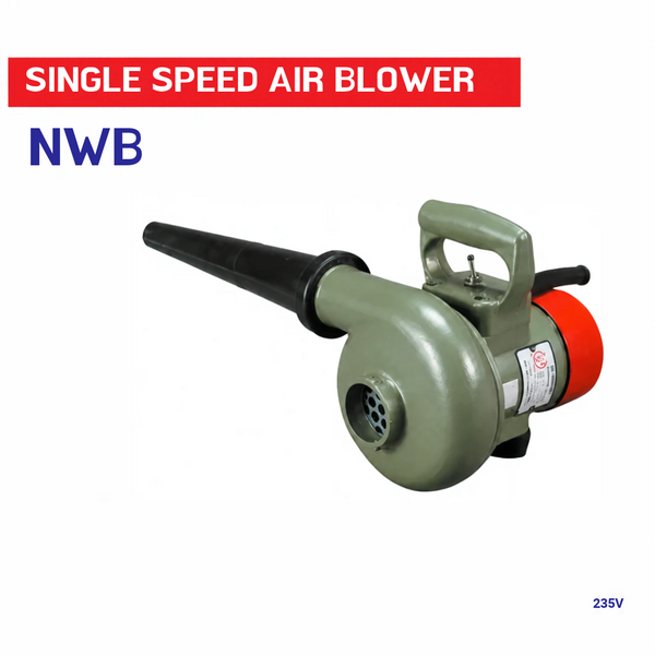 Ralli Wolf NWB 350W Single Speed Air Blower with 1.5 m³/min air capacity and 308 km/h air velocity. Ideal for foundry and industrial cleaning.